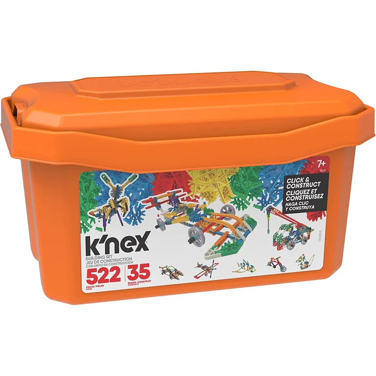 Knex 35375- Technic Bausteine Box Konstruktionsspielzeug - 522 Klemmbausteine – Bild 2