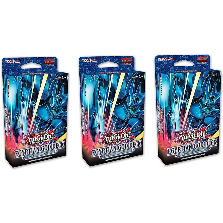 Yu-Gi-Oh! TRADING CARD GAME Ägyptisches Götter-Deck 3er Set: Obelisk der Peiniger - Deutsche Ausgabe