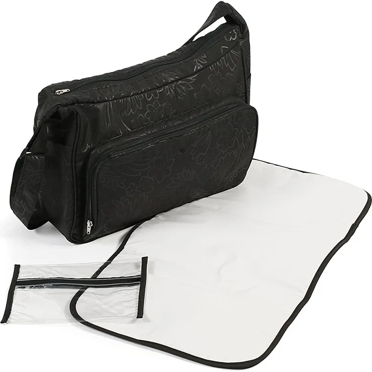 CHIC 4 BABY 406 90 Wickeltasche Perfetto Nero, schwarz