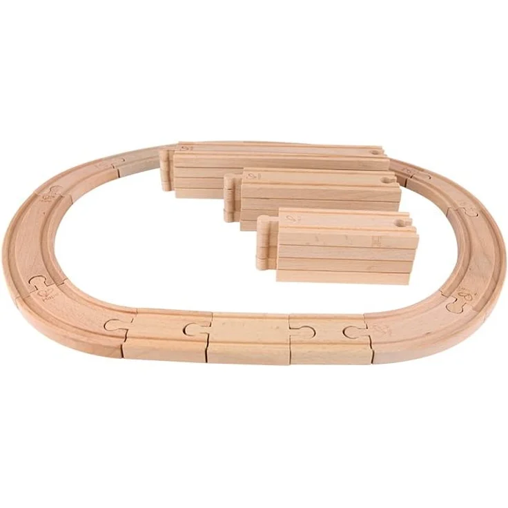 Hape E3707 Railway Spielzeug-Großes Schienenausbauset – Bild 5