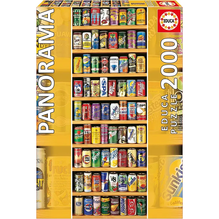 Educa 11053 - Puzzle - Dosen-Panorama, 2000-Teilig