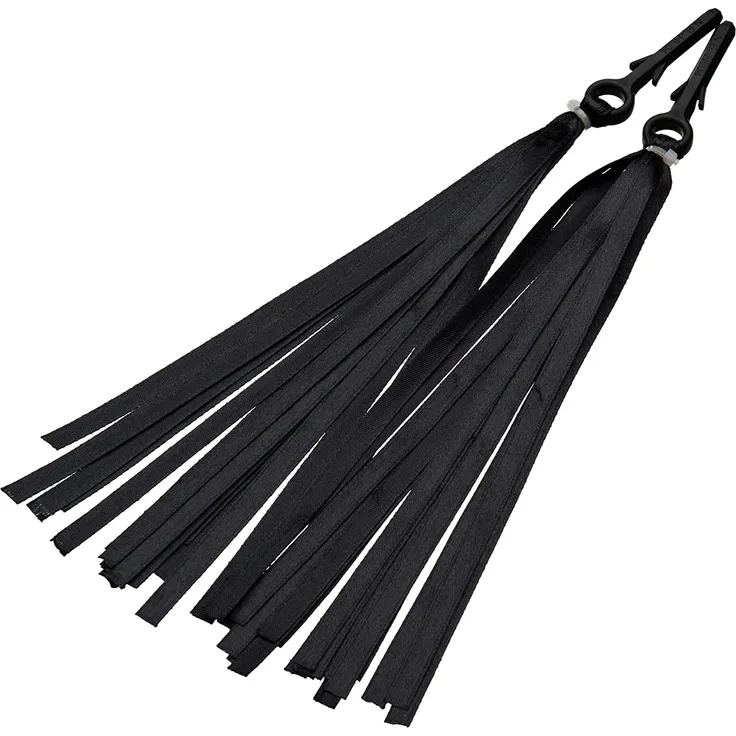 Bikestar Lenkerfransen Bändchen Streamer schwarz