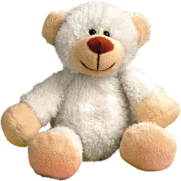 GLOREX 0 4582-1 - Kuscheltier zum Selberstopfen Bär Lea, ca. 22 cm groß, aus hochwertigem Plüsch genäht, muss nur noch befüllt werden, mit Geburtsurkunde