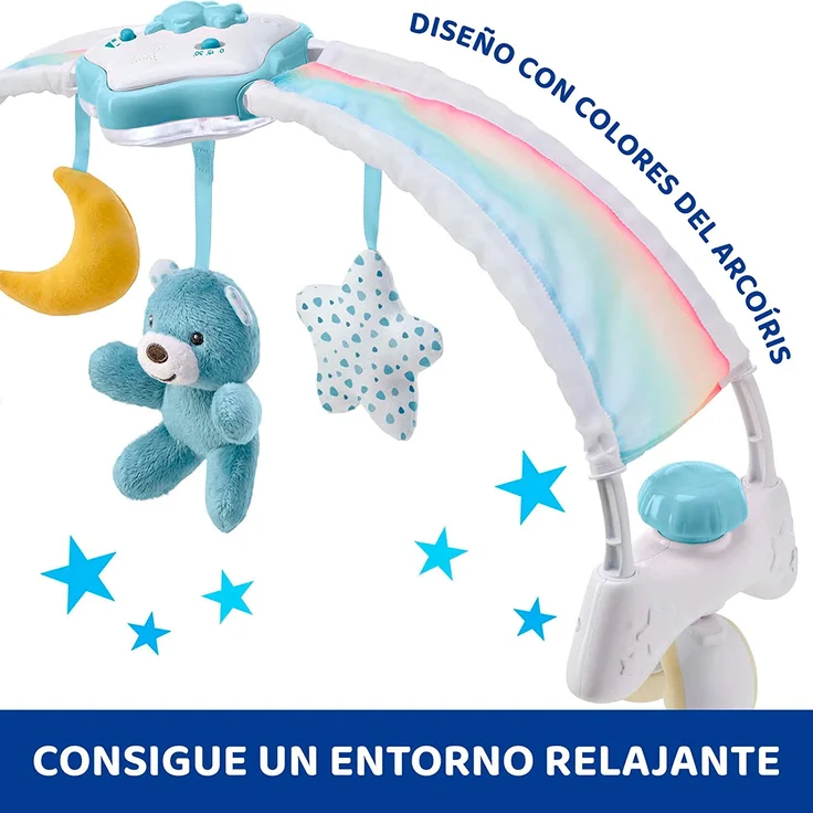 Chicco CHICCO COT PANEL RAINBOW SKY BLUE 00010473200000 – Bild 3