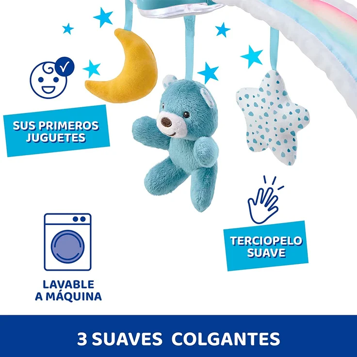 Chicco CHICCO COT PANEL RAINBOW SKY BLUE 00010473200000 – Bild 6