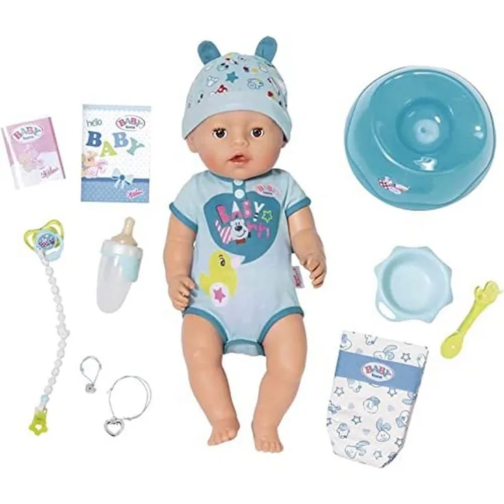 Zapf Creation 825969- Baby geboren interaktiv Junge Puppe