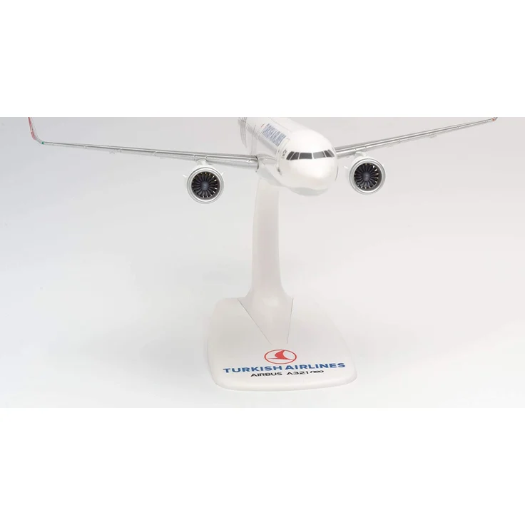 herpa 612210 – Airbus A321neo, Turkish Airlines, Wings, Modell Flugzeug mit Standfuß, Flieger, Modellbau, Miniaturmodelle, Sammlerstück, Kunststoff, Snap Fit - Maßstab 1:200 – Bild 6