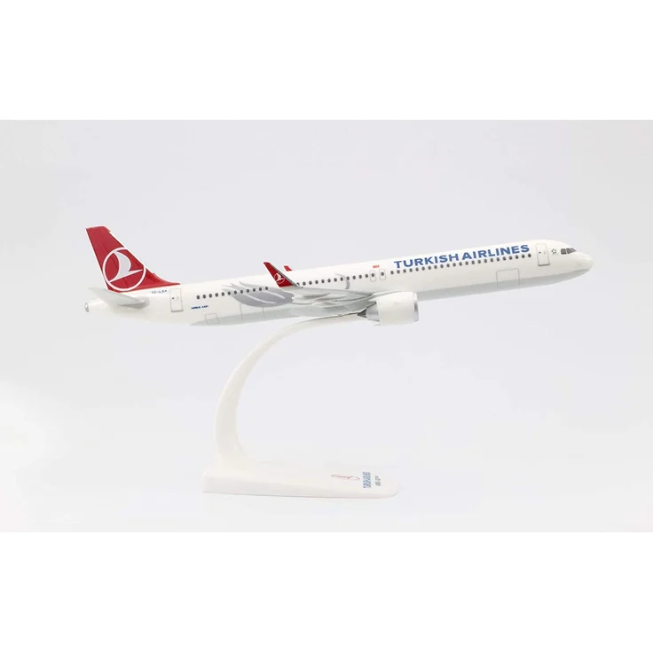 herpa 612210 – Airbus A321neo, Turkish Airlines, Wings, Modell Flugzeug mit Standfuß, Flieger, Modellbau, Miniaturmodelle, Sammlerstück, Kunststoff, Snap Fit - Maßstab 1:200 – Bild 9