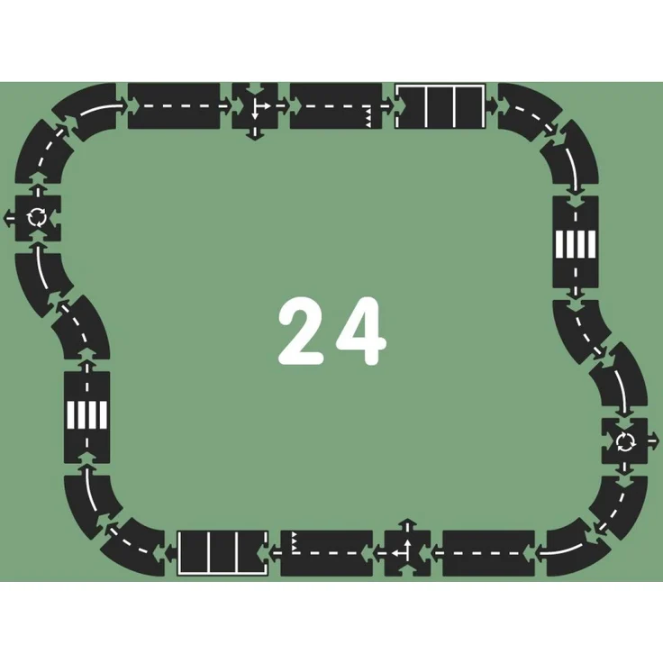 Highway | 24-teiliges Straßenset von Waytoplay Toys - Preisvergleich – Bild 7