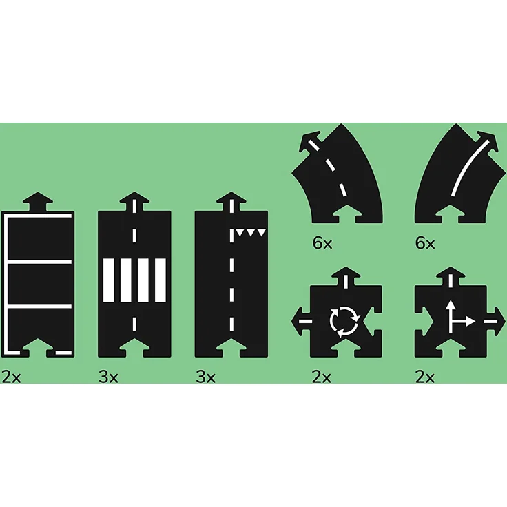 Highway | 24-teiliges Straßenset von Waytoplay Toys - Preisvergleich – Bild 16