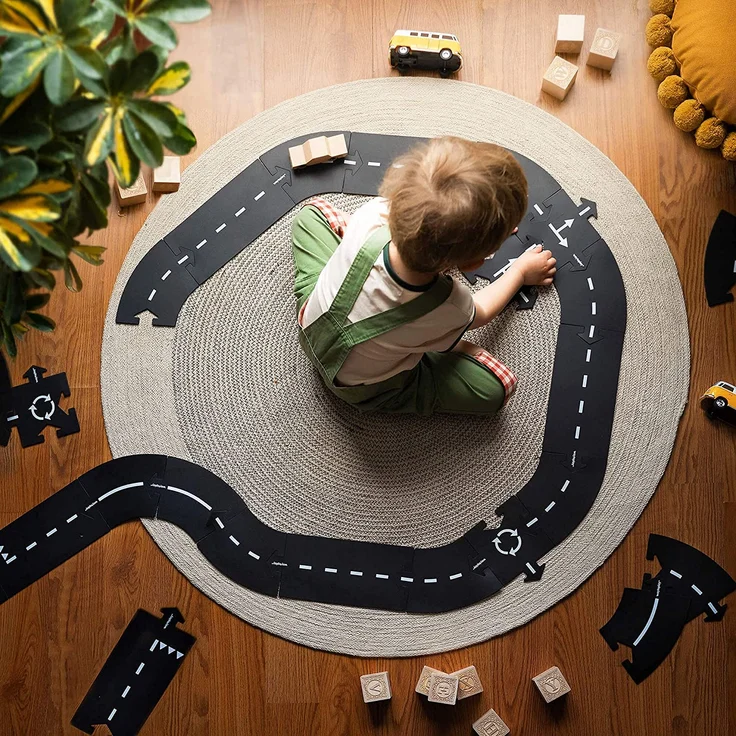 Highway | 24-teiliges Straßenset von Waytoplay Toys - Preisvergleich – Bild 8