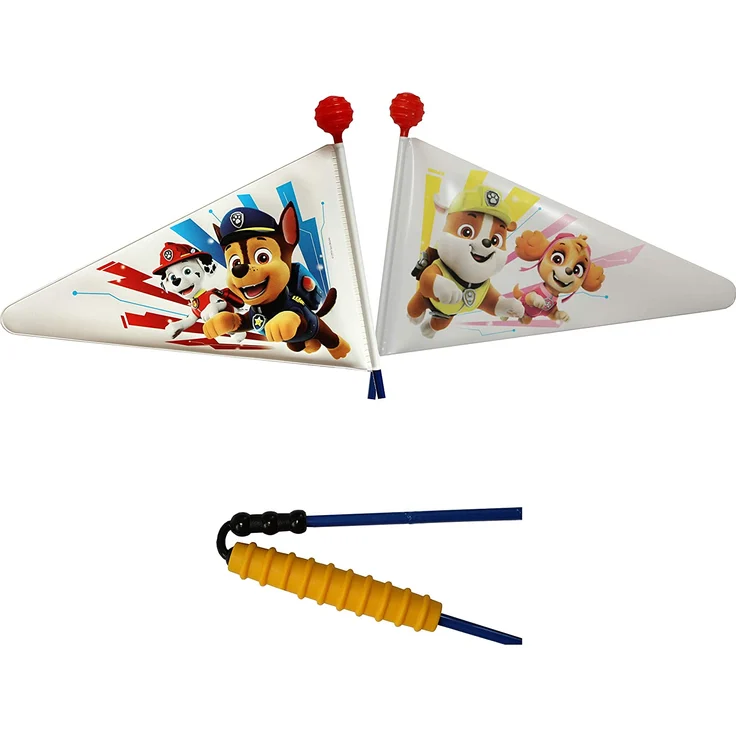 Wimpelstange PAW Patrol doppelwandig, teilbar, weiß mit Motiv – Bild 1
