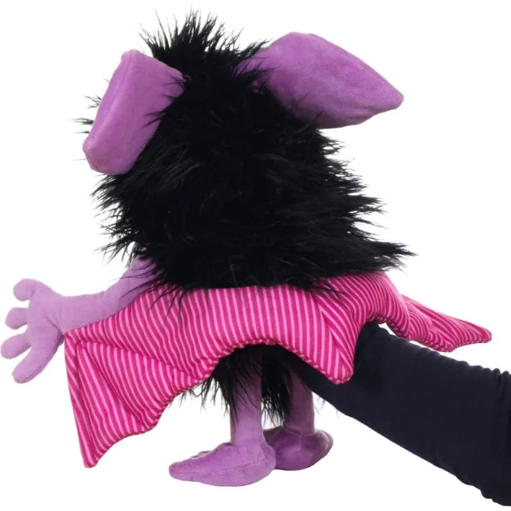 Horror-Shop Bammel Fledermaus Bauchredner Handpuppe – Bild 6