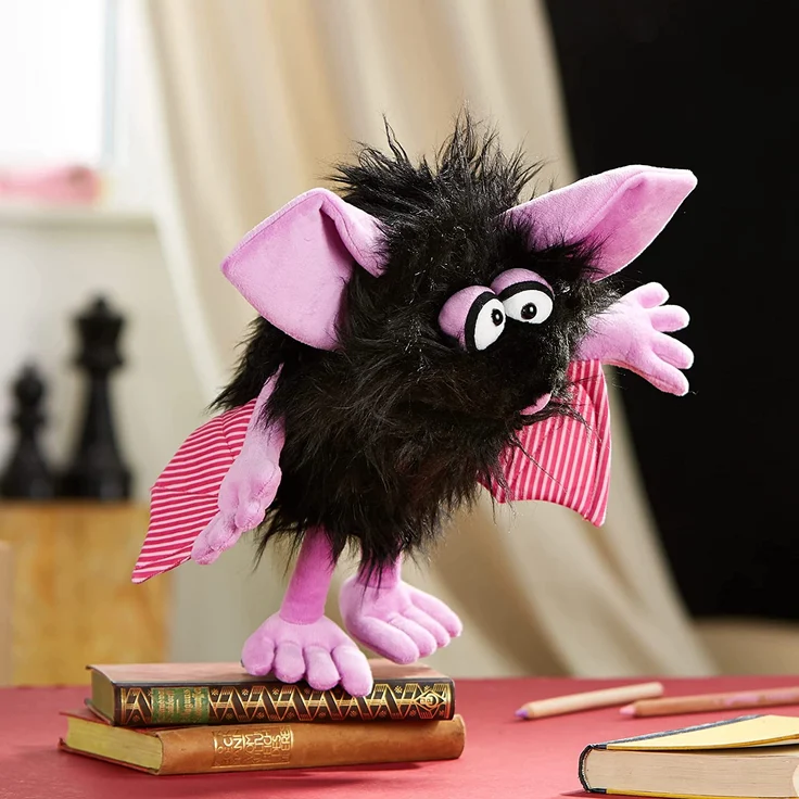 Horror-Shop Bammel Fledermaus Bauchredner Handpuppe – Bild 9