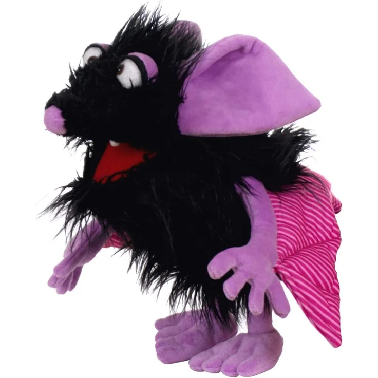 Horror-Shop Bammel Fledermaus Bauchredner Handpuppe – Bild 4