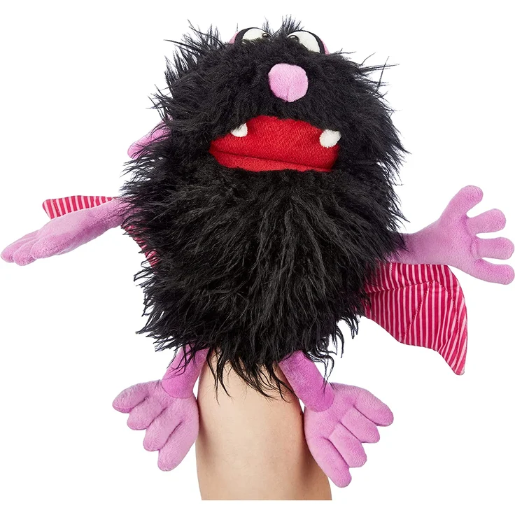 Horror-Shop Bammel Fledermaus Bauchredner Handpuppe – Bild 7
