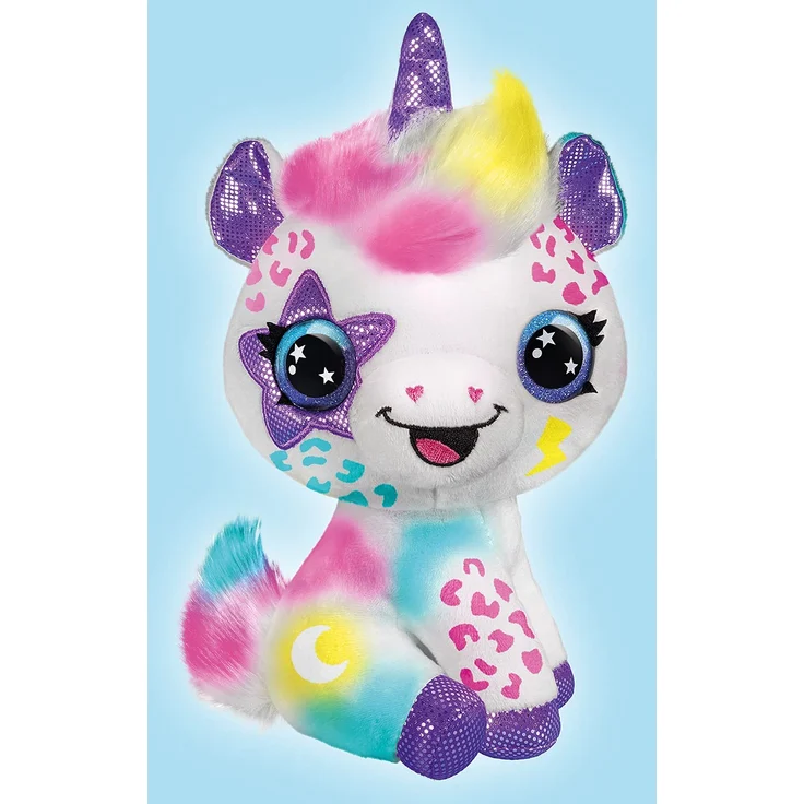 Canal Toys Style 4 Ever – Mein Einhorn aus Plüsch zum Selbstgestalten – Spray Art – OFG 228, Mehrfarbig – Bild 8