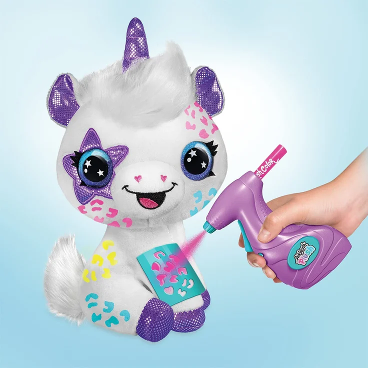Canal Toys Style 4 Ever – Mein Einhorn aus Plüsch zum Selbstgestalten – Spray Art – OFG 228, Mehrfarbig – Bild 6
