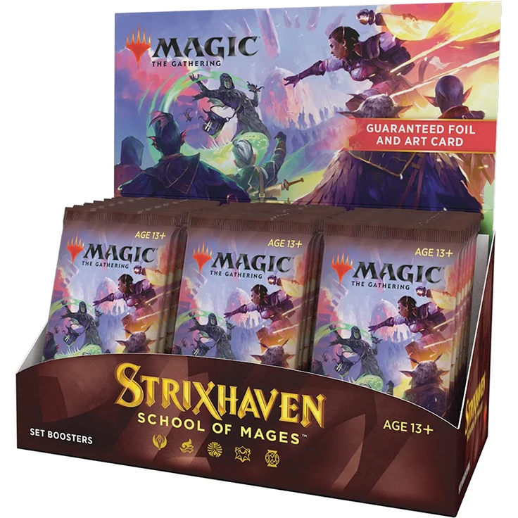 Wizards of the Coast Magic: The Gathering - Strixhaven: School of Mages Set- Booster Display ENGLISH trading cards – Bild 1