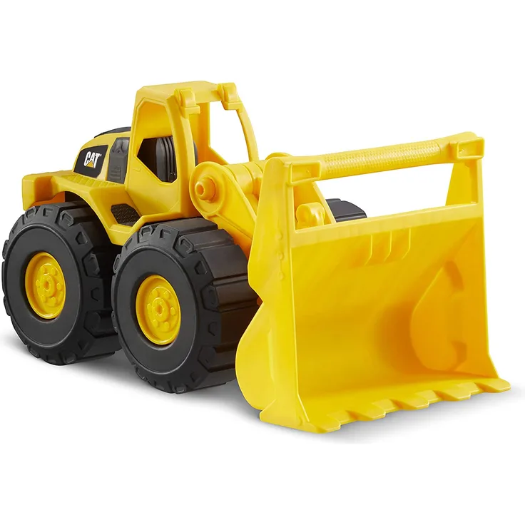 Caterpillar by Funrise 82033 Caterpillar CAT Tough Rigs Radlader Baufahrzeug, Gelb Schwarz
