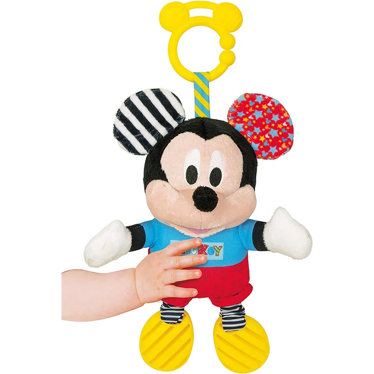 Clementoni 17165.1 Mouse and Friends Plüsch Mickey mit Beißring – Bild 7