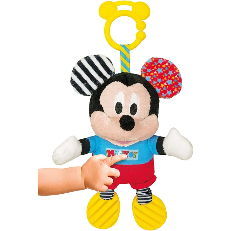 Clementoni 17165.1 Mouse and Friends Plüsch Mickey mit Beißring – Bild 6