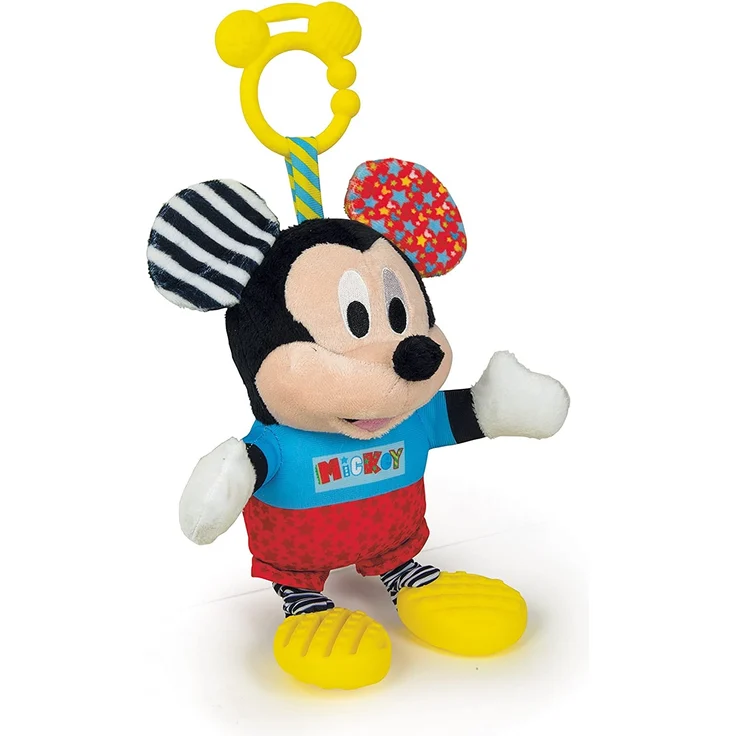 Clementoni 17165.1 Mouse and Friends Plüsch Mickey mit Beißring – Bild 9