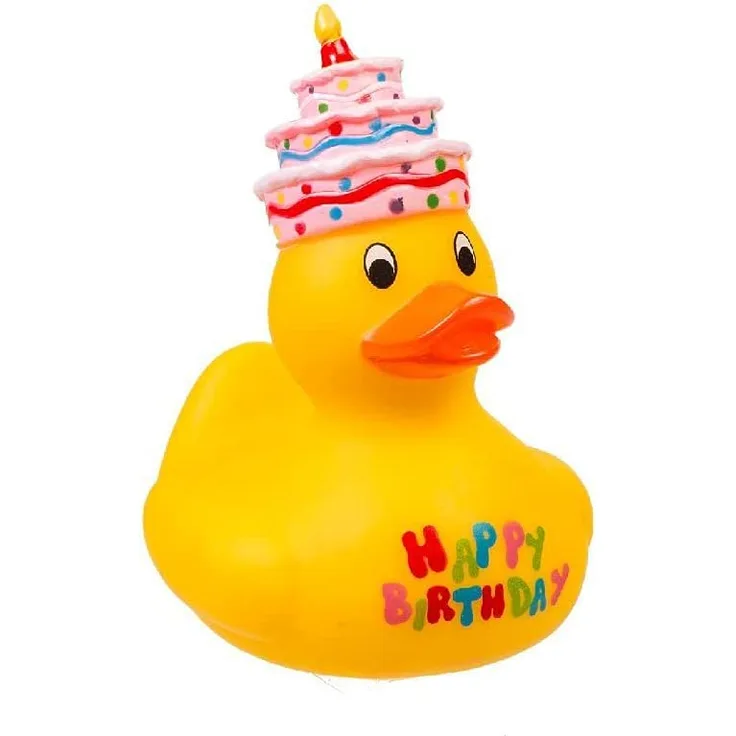 Gelbe Quitscheente Happy Birthday~