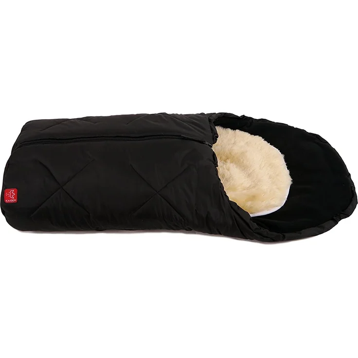 Kaiser 'Little Sheepy' Babyschalen-Fußsack schwarz, universell einsetzbar – Bild 3