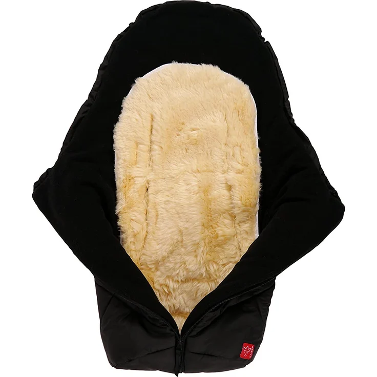 Kaiser 'Little Sheepy' Babyschalen-Fußsack schwarz, universell einsetzbar – Bild 4