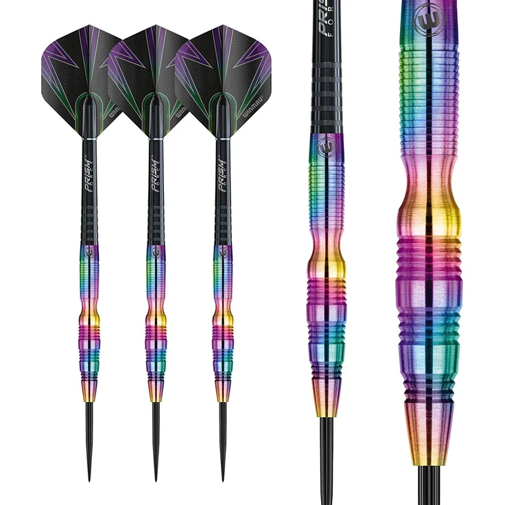 WINMAU Champions - Simon Whitlock 3: 24g Profi Wolfram Steeltip Dartpfeile Set mit Flights und Schäfte – Bild 5