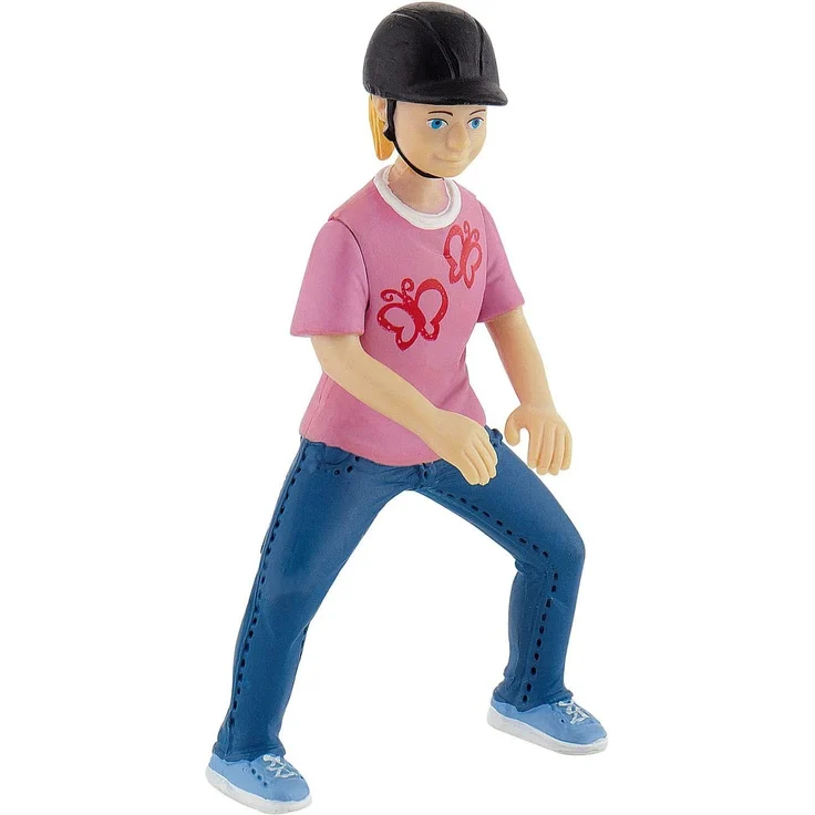 Bullyland 62643 - Spielfigur, Reitermädchen Emily, ca. 8,3 cm groß, liebevoll handbemalte Figur, PVC-frei, tolles Geschenk für Jungen und Mädchen zum fantasievollen Spielen – Bild 1
