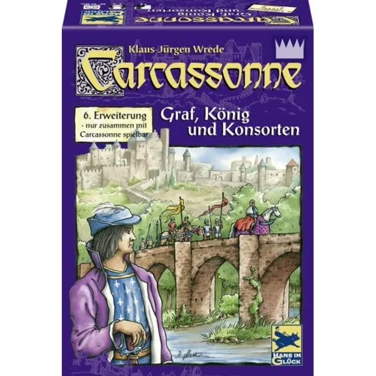 Hans im Glück 48180 - Carcassonne 6. Erweiterung 'Graf, König und Konsorten'
