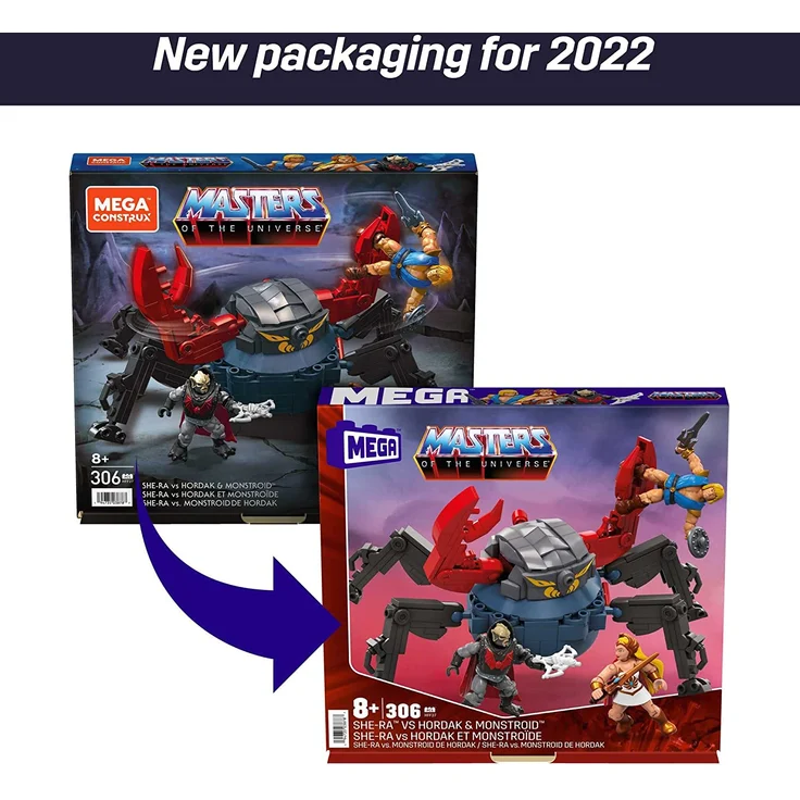 Mattel - Mega Construx -Masters of the Universe Origins She-Ra vs Hordak's Monstroid Bauset – Bild 7