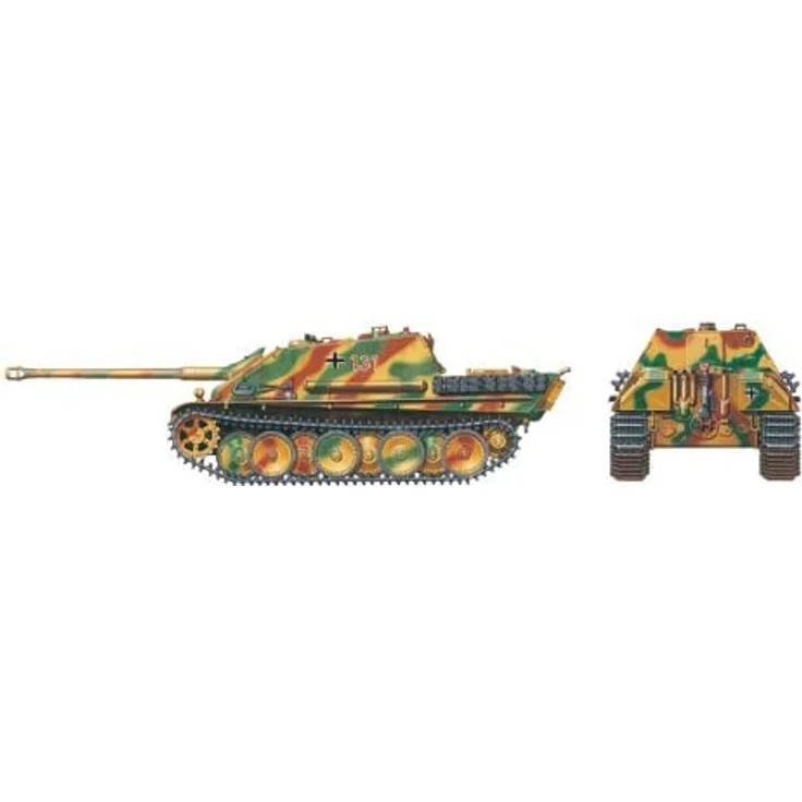 Tamiya 1:48 WWII Dt. Panzer Jagdpanther Sp. Aus. Plastik Modellbau 300032522 – Bild 3