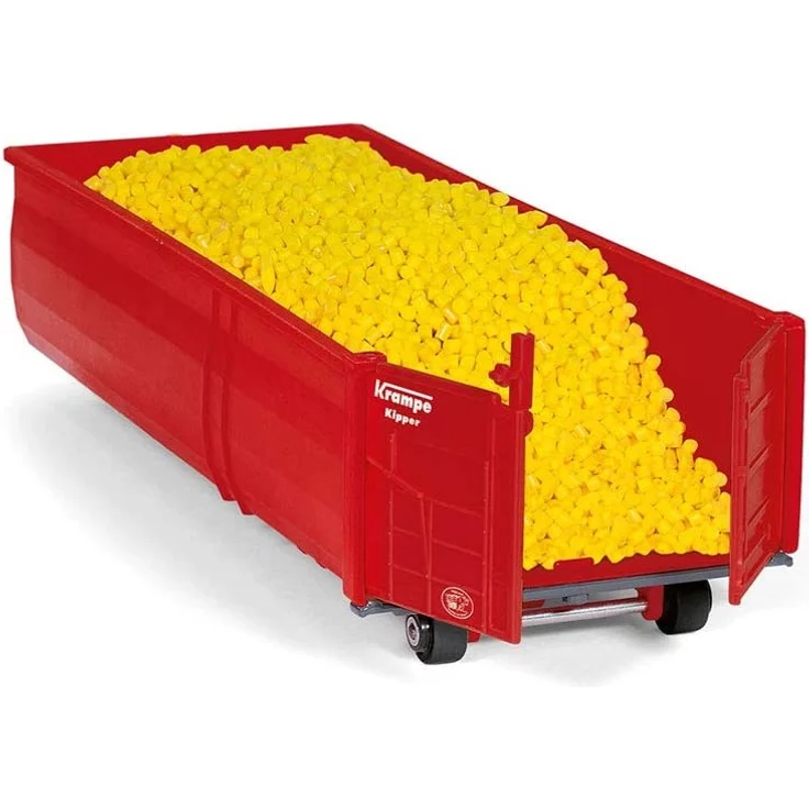 Siku 6786, 3-Achs-Hakenliftfahrgestell mit Mulde, 1:32, Fernsteuerbar, Für Siku Control Fahrzeuge mit Anhängerkupplung, Metall/Kunststoff, Rot – Bild 4