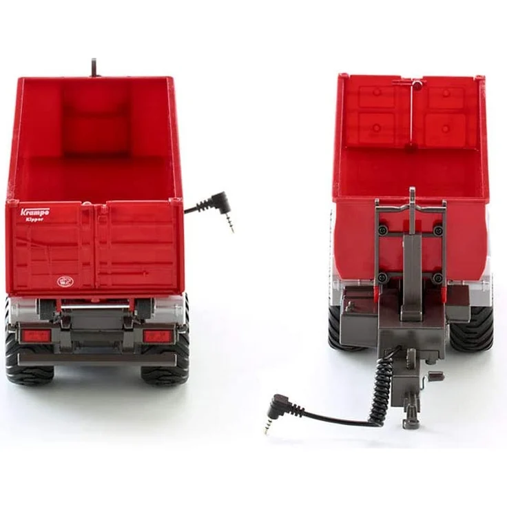 Siku 6786, 3-Achs-Hakenliftfahrgestell mit Mulde, 1:32, Fernsteuerbar, Für Siku Control Fahrzeuge mit Anhängerkupplung, Metall/Kunststoff, Rot – Bild 5