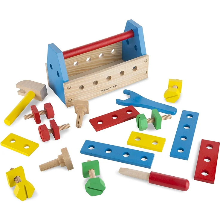 Melissa & Doug Tragbarer Werkzeugkasten aus Holz – Bild 9