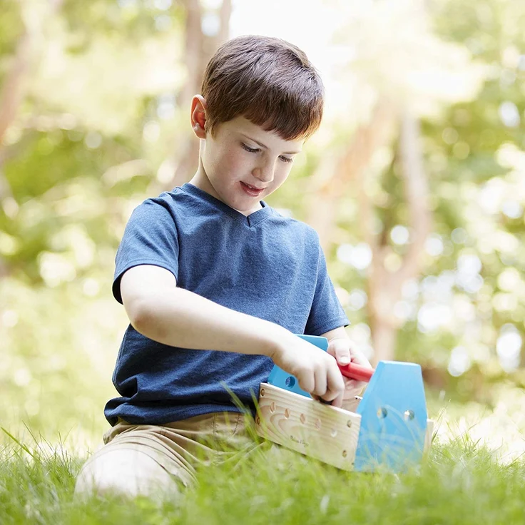 Melissa & Doug Tragbarer Werkzeugkasten aus Holz – Bild 7