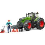 Bruder 04041 Fendt 1050 Vario mit Mechaniker und Werkstattausstattung, grün