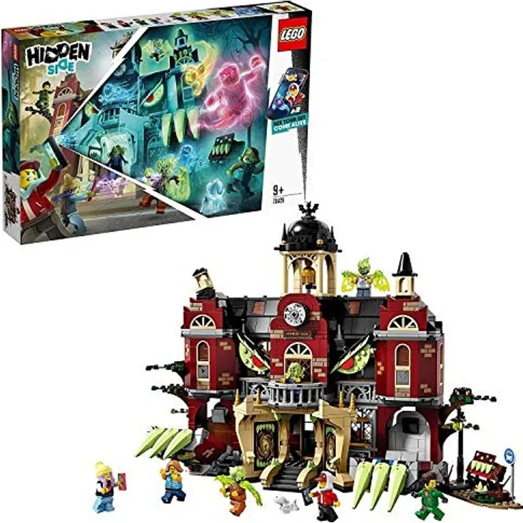 LEGO 70425 Hidden Side Newbury's spukende Schule Kinderspielzeug, Augmented Reality Funktionen