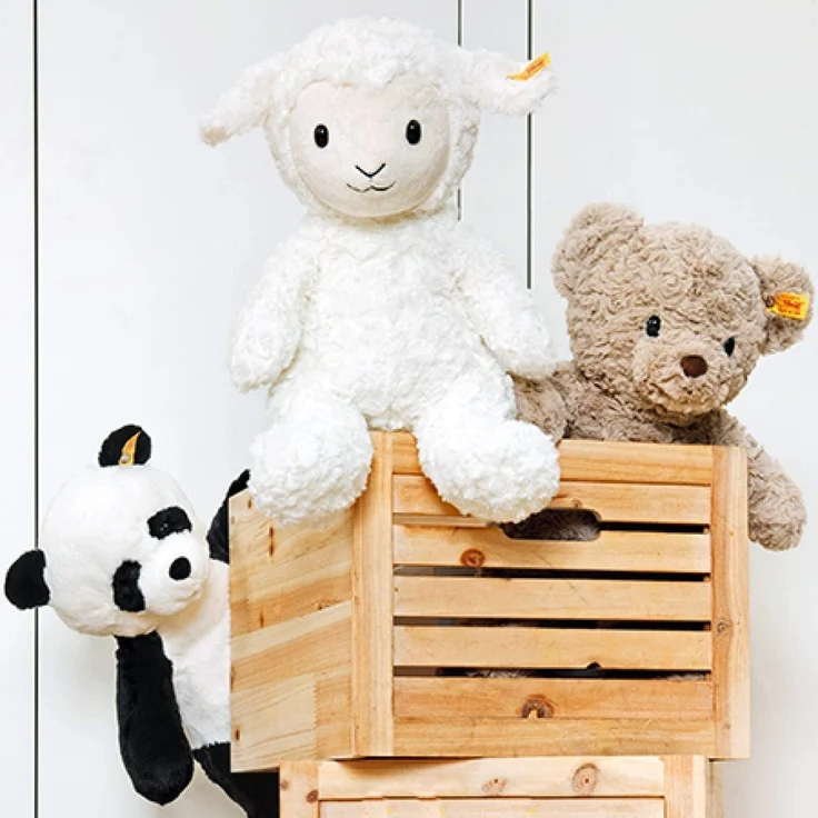 Steiff 113437 Soft Cuddly Friends Honey Teddybär, grau, 38 cm – Bild 6