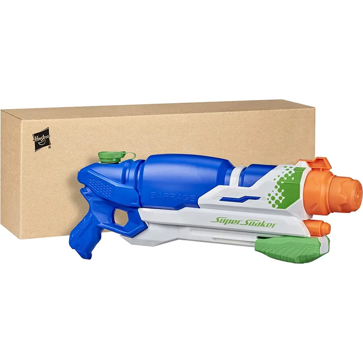SuperSoaker Barrage, Wasserpistole mit drei Modi, für Kinder ab 8 Jahren