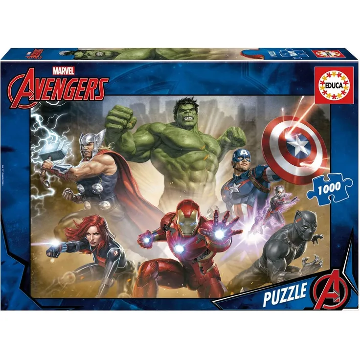 EDUCA 17694 Marvel Avengers 1000 Teile Puzzle