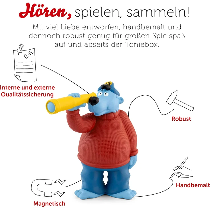 Tonies Käpt‘n Blaubär 'Seemannsgarn', Hörfigur mit 50 Minuten Spielzeit, ab 4 Jahren – Bild 3