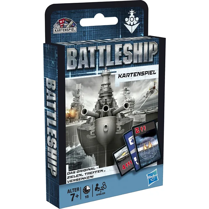 Hasbro 37084100 - Battleship Kartenspiel