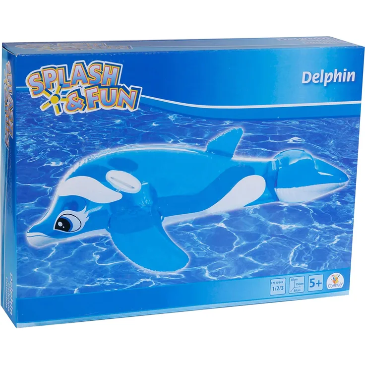 Splash & Fun Reittier Delphin, 133 x 76 x 46 cm