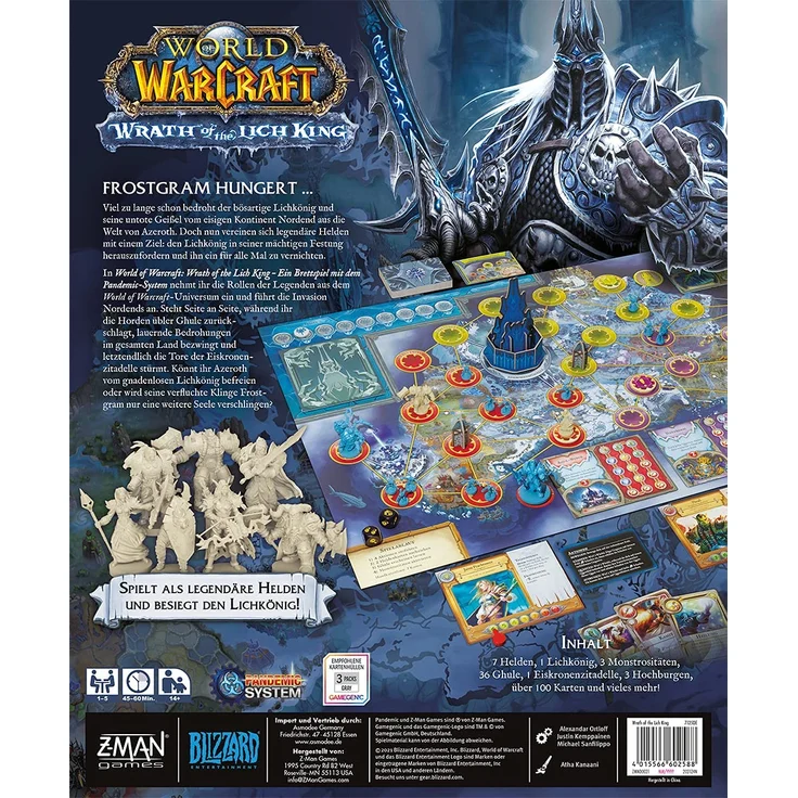 World of Warcraft: Wrath of the Lich King - Ein Brettspiel mit dem Pandemic-System – Bild 3