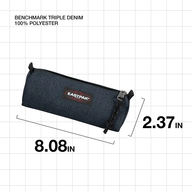 EASTPAK Schlamperetui BENCHMARK SINGLE Triple Demin – Bild 3