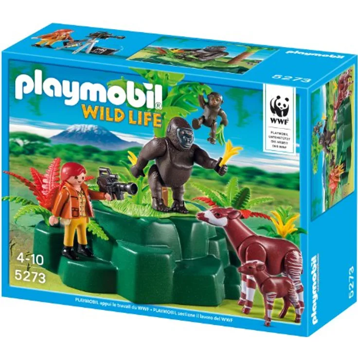 Playmobil 5273 - WWF-Zoologin bei Okapis und Gorillas